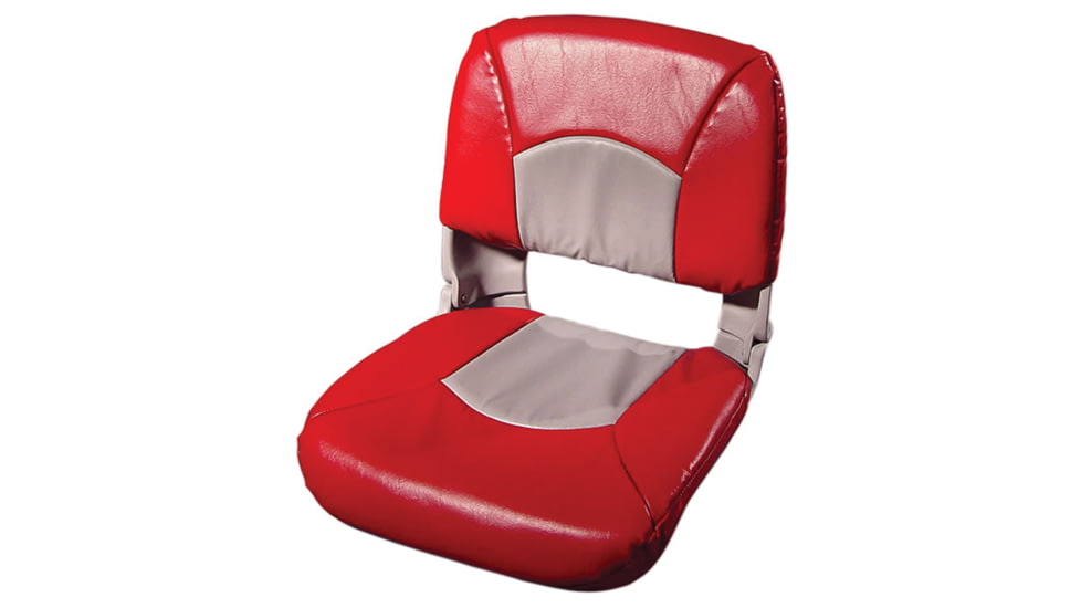 Tempress All-Weather High-Back Boat Seat /Gray, Red, 45611