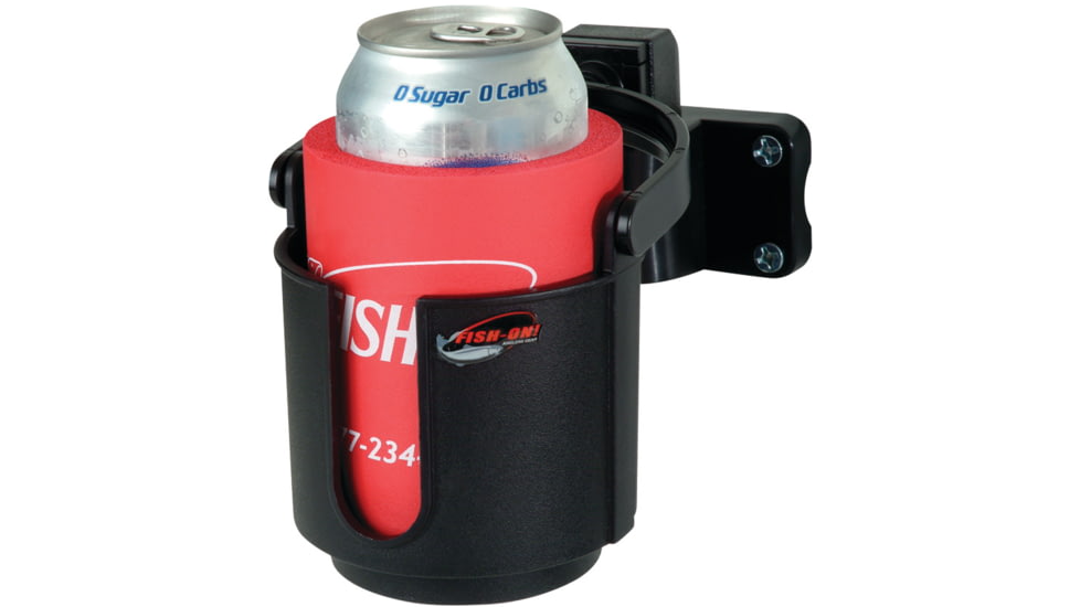Tempress Fish-On! Cup Holder Rod Mount, Black, 2154-9