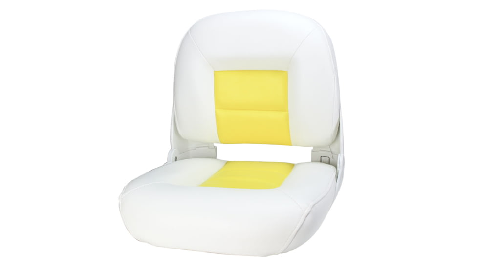 Tempress NaviStyle Low Back Boat Seat - Marine Vinyl With Lumbar Support & Fold Down Hinge