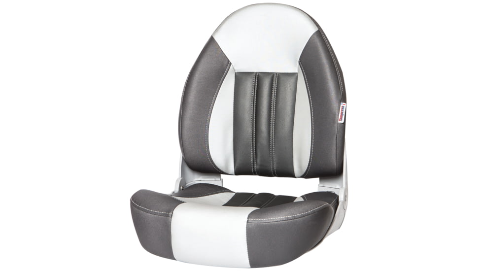 Tempress Probax High Back Orthopedic Boat Seat, Charcoal/Gray/Carbon, 68452