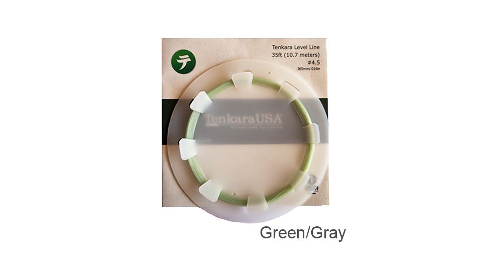 Tenkara USA Level Line Green/Gray 10lb
