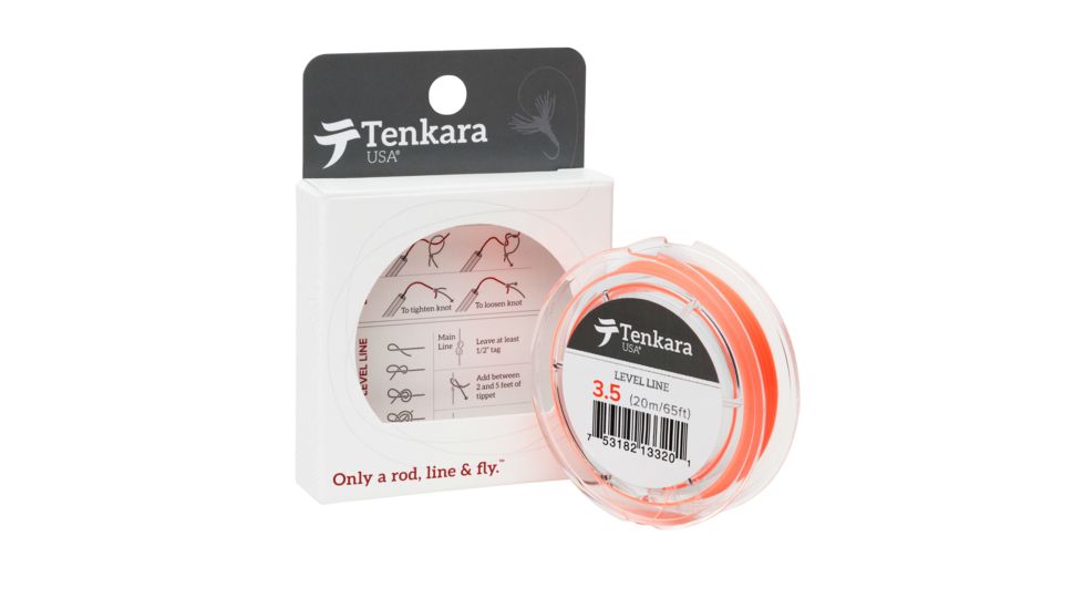 Tenkara USA Tenkara Level Line-3.5-Orange