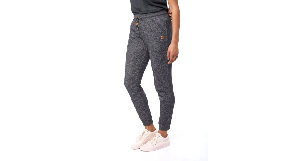 Tentree Bamone Fleece Sweat Pants, Womens, Meteorite, Extra Small, FA18-WSBAM-BLK-XS