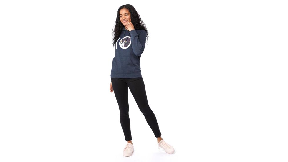 Tentree Bough Ten Fleece Hoodie, Womens, Outer Space, Extra Small, FA18-WFWBH-BLU-XS