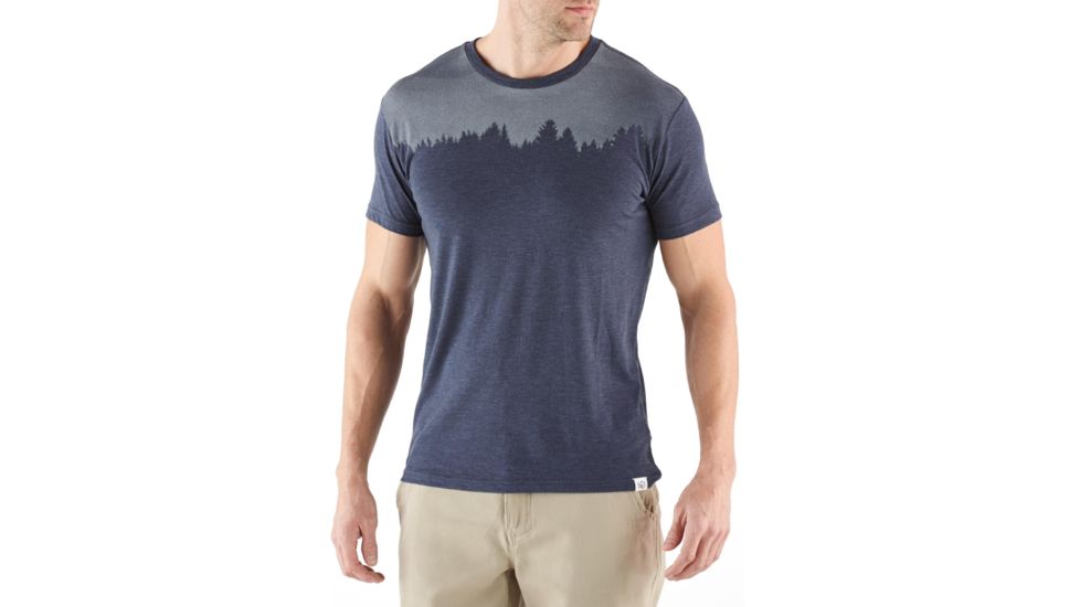 Tentree Juniper Short Sleeve Tee - Men's-Blue Shadow-Large