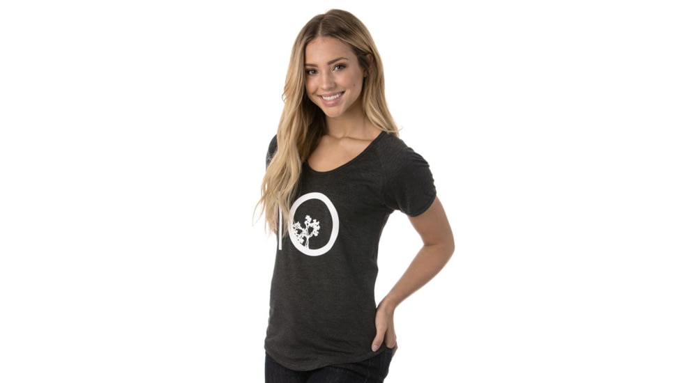 Tentree Leaf Ten Tee Tri-blend T-shirt, Womens, Phantom, S SP18-WJLEA-BLK-S