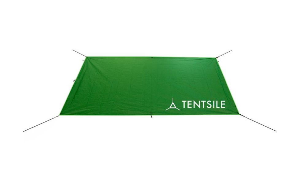Tentsile Tents Trapezium Tent Wall, 3.8m x 1.5m Sheet Size, Forest Green, WALL3FOR