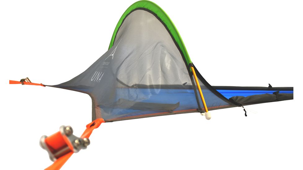 Tentsile Tents Una 1 person Tree Tent w/ Removable Rainfly, 40D Inclined Joint Nylon-Polyester, Fire Resistance US CPAI-84, Forest green UNAFOR