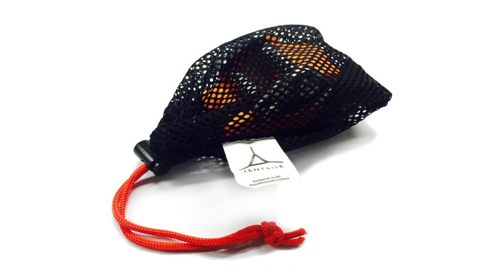 Tentsile Tents Weblock Lightweight Adjustable Aluminium, Stainless steel and Polyester  Webbing Anchor, Orange Wlock