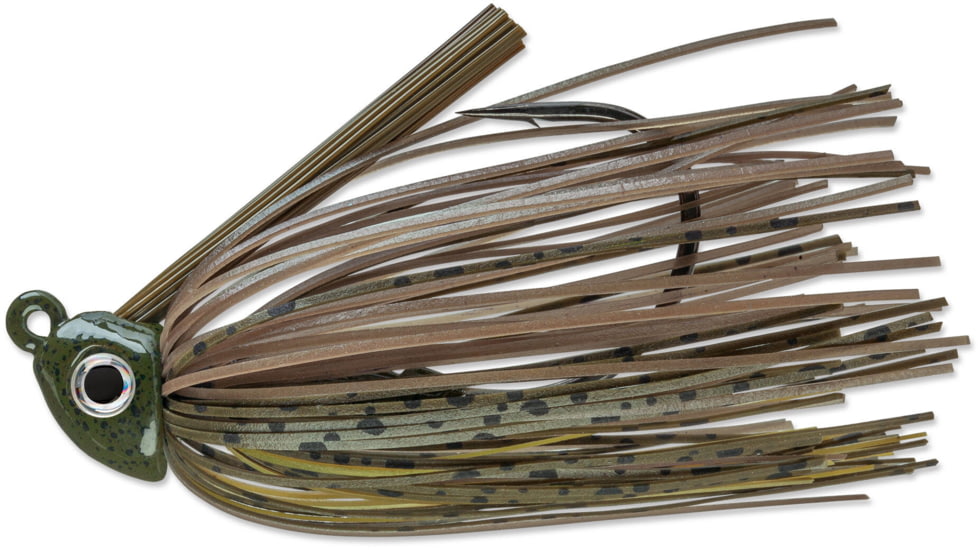 Terminator Heavy Duty Swim Jig, Green Pumpkin, 3/8oz, HDSJ38100