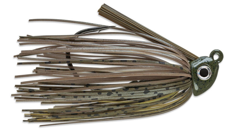 Terminator Heavy Duty Swim Jig, Pumpkin Green, 3/8oz, HDSJ3875