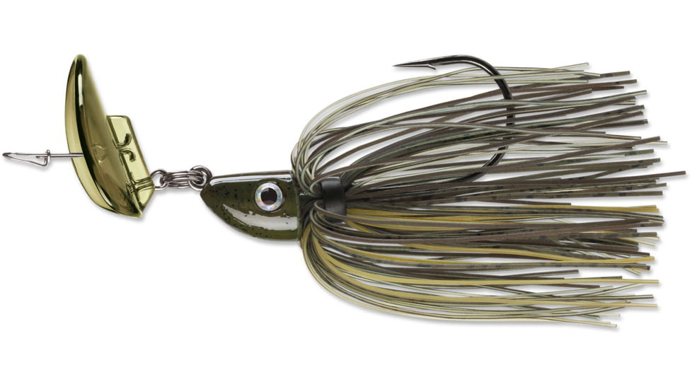 Terminator Shuddering Bait, Green Pumpkin, 3/8oz, SDB38100