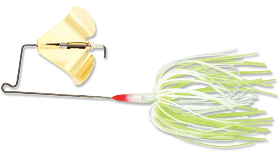 Terminator Super Stainless Buzzbait, Chartreuse White Shad, 3/8oz, TBS38B02G