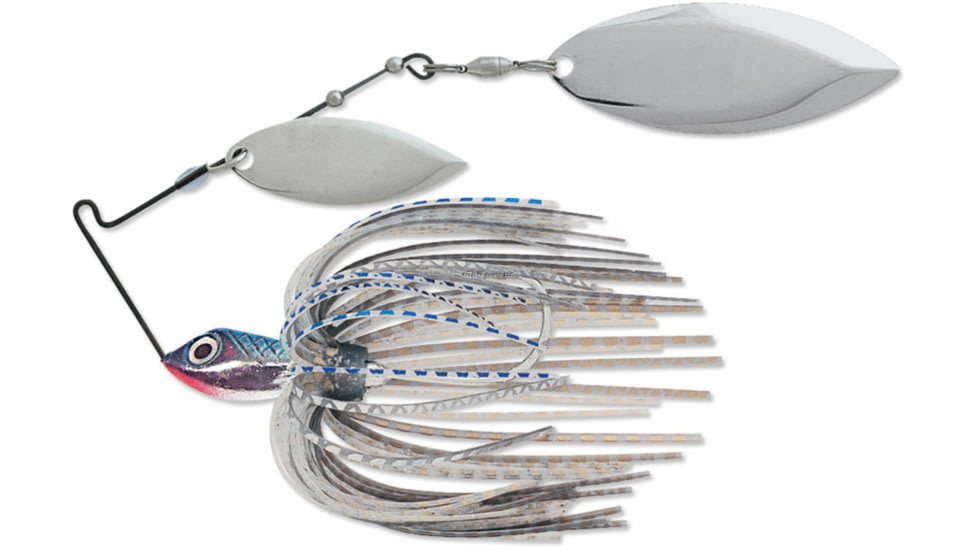 Terminator Super Stainless Spinnerbait, Nickel Willow Blade, Blue Shad, 1/2oz, S12WW42NN