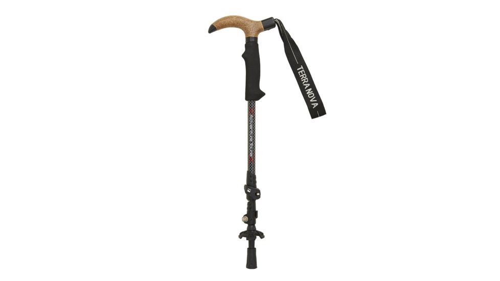Terra Nova Adventure TourerTrekking Pole Black Red, Black/Red 57ATP