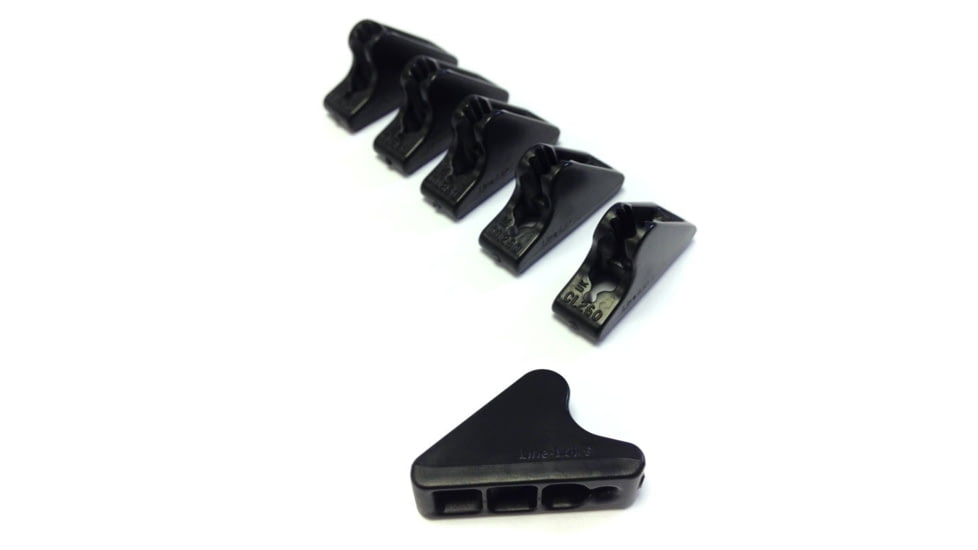 Terra Nova Guyline Cam Cleats, 6 pcs, Black 50TSCAM