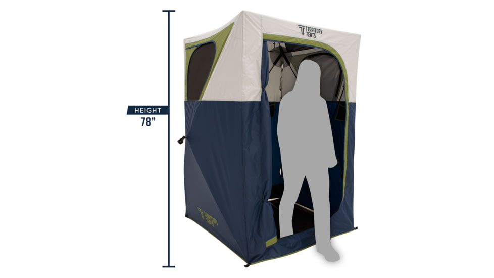 Territory Tents Territory Tents Jet Set Privacy Shower, Deep Blue, 1-Person, PT100DB