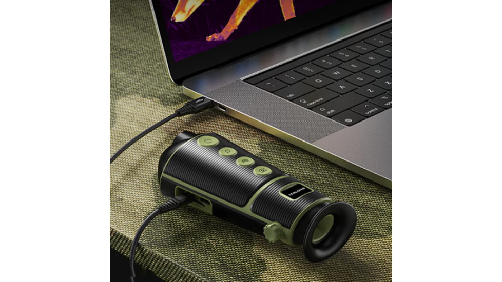 Teslong TTS260 4x Night Vision Thermal Imaging Monocular, Black / Mettalic Grey, TTS260