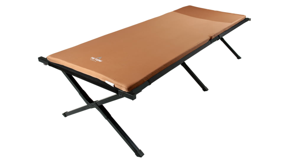 TETON Sports Adventurer Regular Camp Cot Sleeping Pad, Brown, Regular, 132