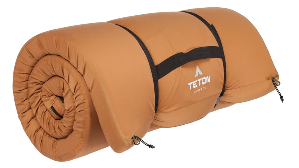TETON Sports Adventurer Regular Camp Cot Sleeping Pad, Brown, Regular, 132