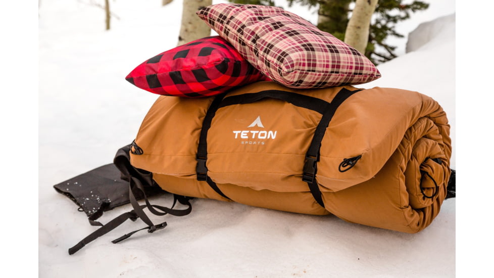 TETON Sports Adventurer Regular Camp Cot Sleeping Pad, Brown, Regular, 132