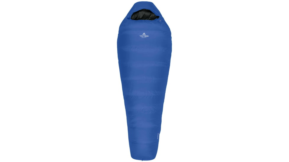 TETON Sports ALTOS 20 F Down-Filled Mummy Sleeping Bag, Blue/Grey, 2201BL