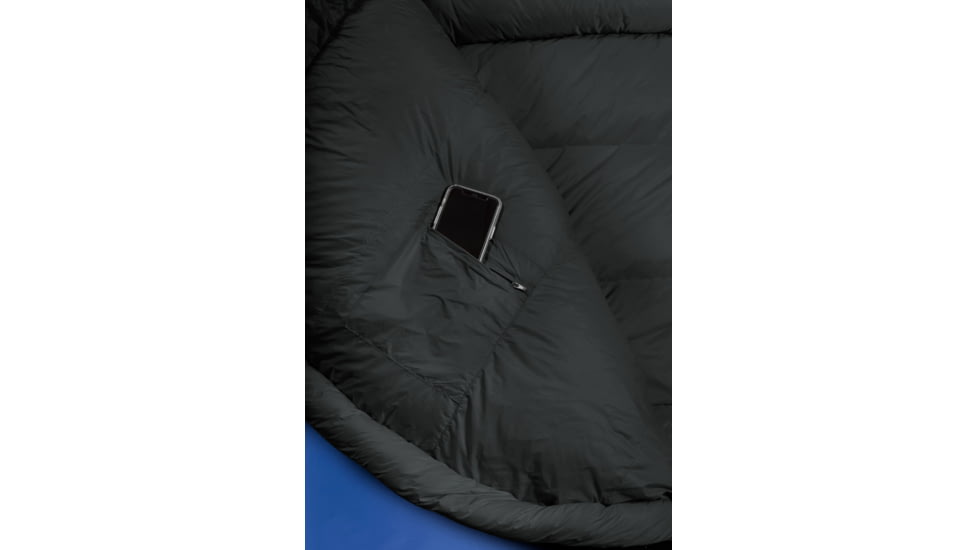 TETON Sports ALTOS 20 F Down-Filled Mummy Sleeping Bag, Blue/Grey, 2201BL