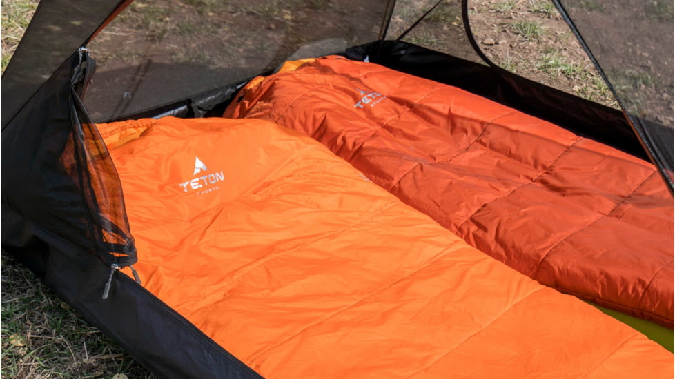 TETON Sports ALTOS-S 0 F Mummy Sleeping Bag, Orange, 1169
