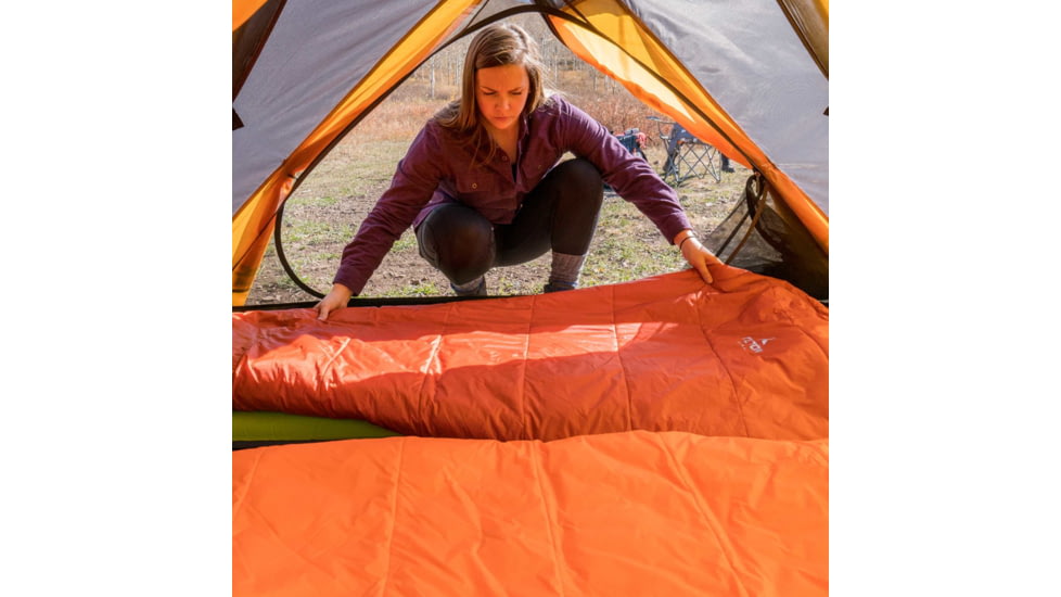 TETON Sports ALTOS-S 0 F Mummy Sleeping Bag, Orange, 1169