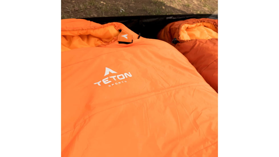 TETON Sports ALTOS-S 0 F Mummy Sleeping Bag, Orange, 1169