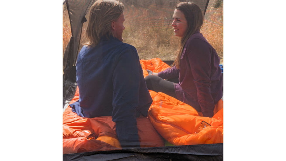 TETON Sports ALTOS-S 20 F Mummy Sleeping Bag, Burnt Orange, 1168