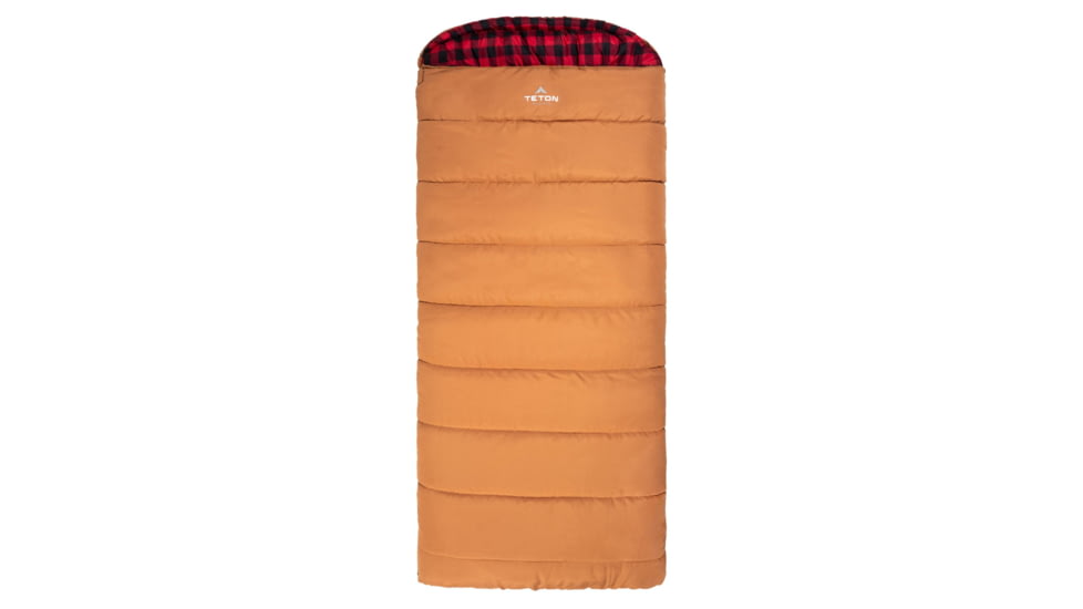 TETON Sports Bridger -20 F Canvas Sleeping Bag, Pecan/Fox, Long, 10021