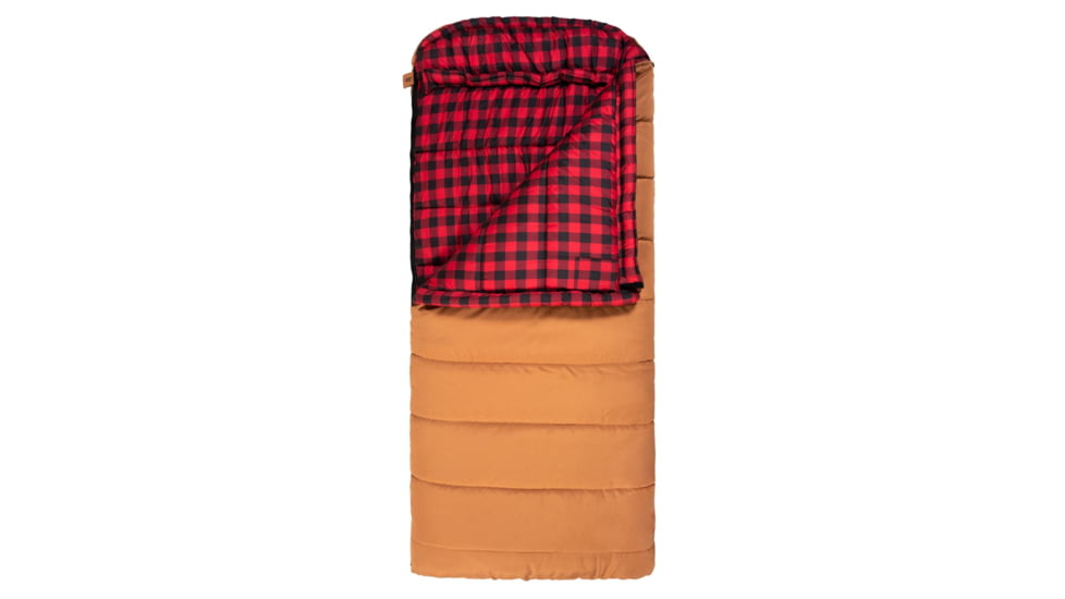TETON Sports Bridger -35 F Canvas Sleeping Bag, Pecan/Fox, Long, 10011