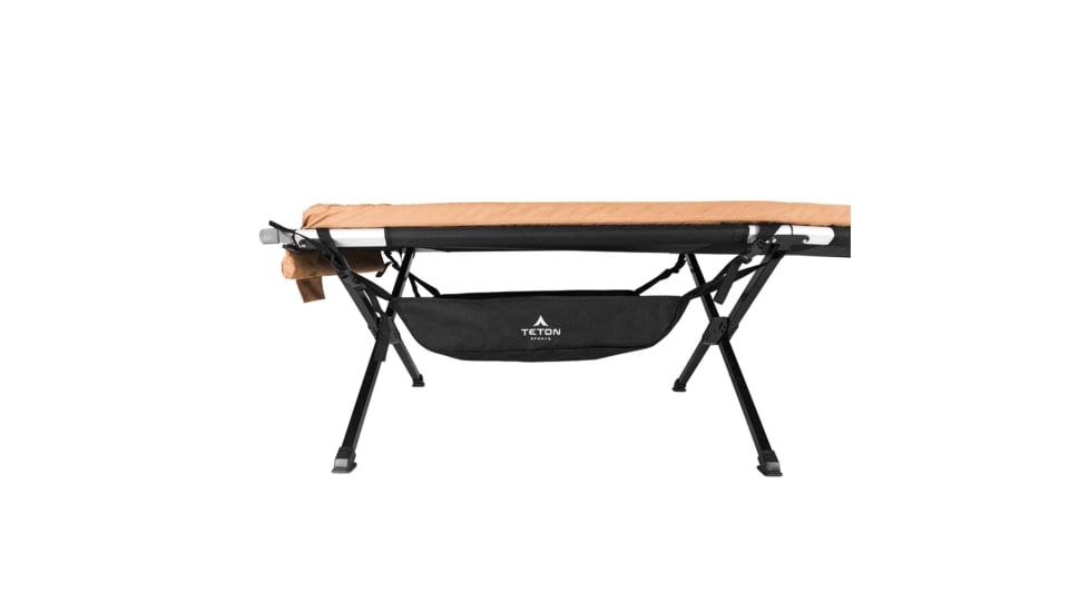 TETON Sports Camp Cot Under-Storage, Black, Regular, 1093