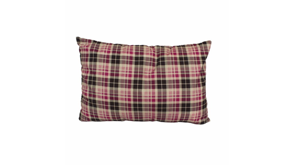 TETON Sports Camping Pillow &amp; Pillowcase, Brown/Pink, Small, 1020