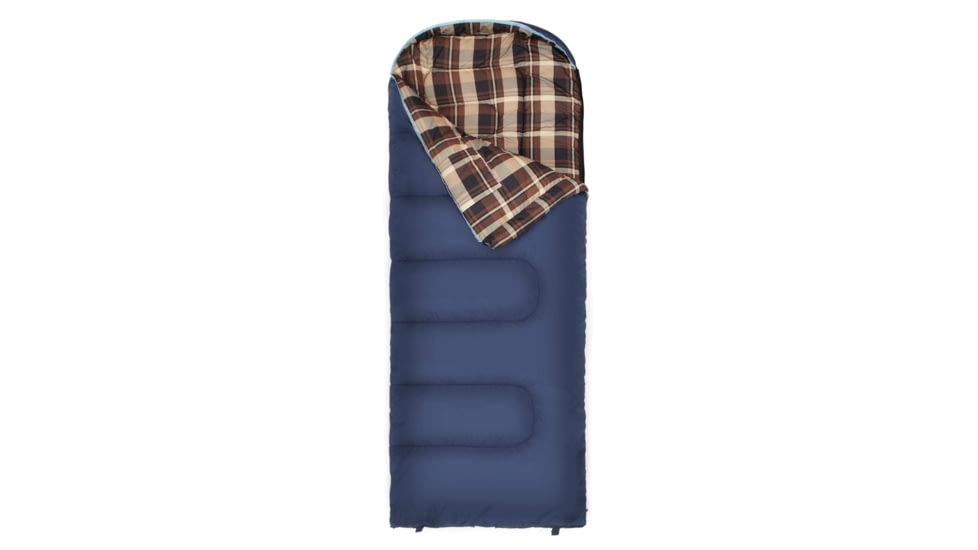 TETON Sports Celsius Junior 20 F Sleeping Bag for Kids, Blue/Brown, Junior, 1051L