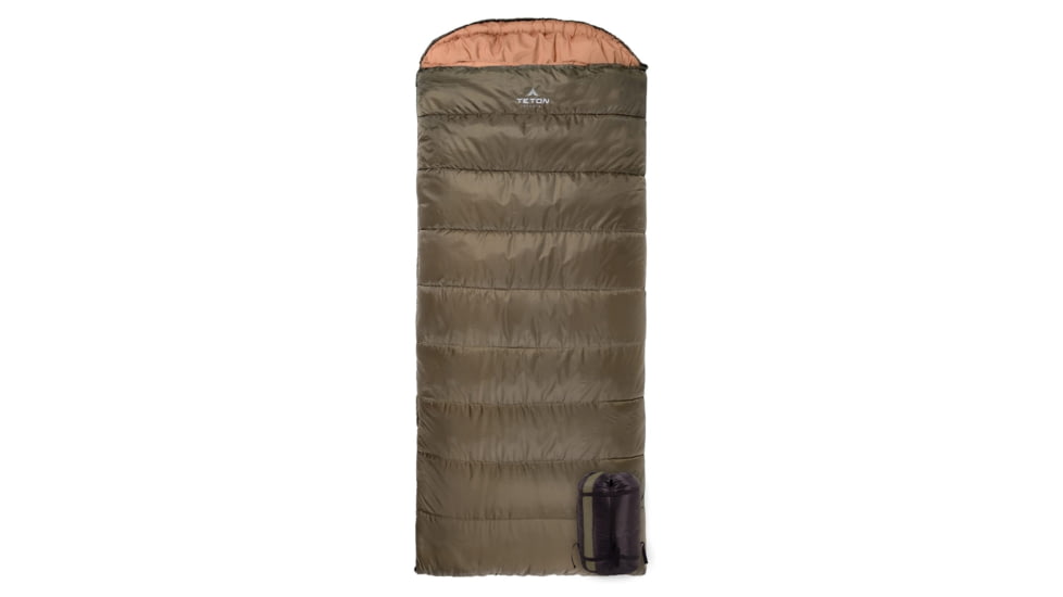 TETON Sports Celsius XL 20 F Sleeping Bag, Green, Extra Large, 129R