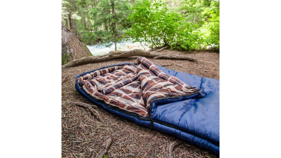 TETON Sports Celsius XL -25 F Sleeping Bag, Left Zipper, Grey/Red, Extra Large, 139L