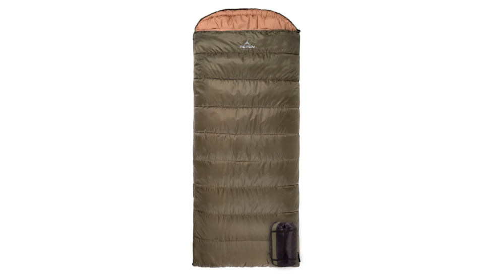 TETON Sports Celsius XL -25 F Sleeping Bag, Left Zipper, Green, Extra Large, 113L