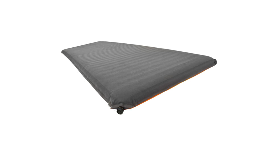 TETON Sports ComfortLite Regular Self-Inflating Sleeping Pad with Velcro, Orange/Grey, Regular, 1041A