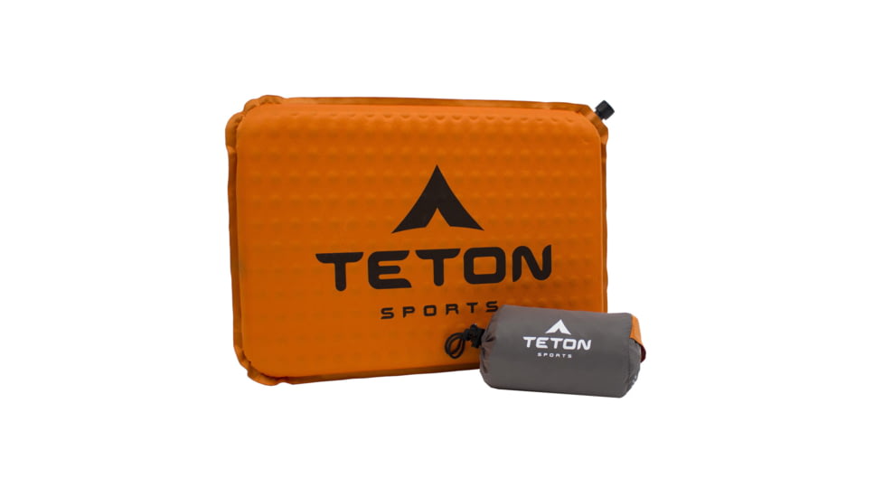 TETON Sports ComfortLite Self-Inflating Cushion, Orange, Regular, 1044