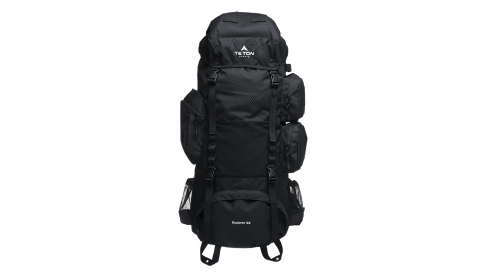 TETON Sports Explorer 65L Backpack, Black, 2106SCBK