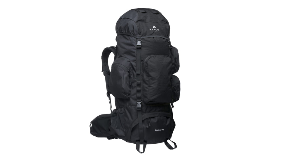 TETON Sports Explorer 75L Backpack, Black, 2107SCBK