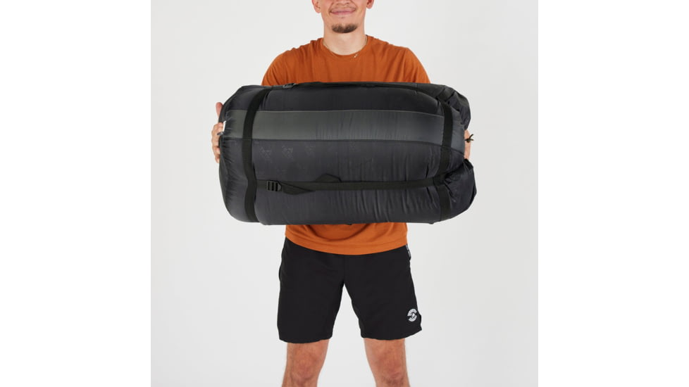 TETON Sports Fahrenheit 0 F Mammoth Double Sleeping Bag, Double-Wide, Grey/Red, 1077