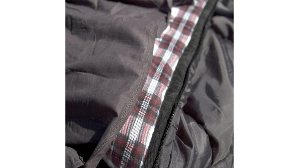 TETON Sports Fahrenheit 20 F Mammoth Double Sleeping Bag, Double-Wide, Grey/Red, 1064