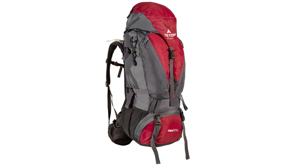 TETON Sports Hiker 3700 Backpack, Red, 60L, 1005