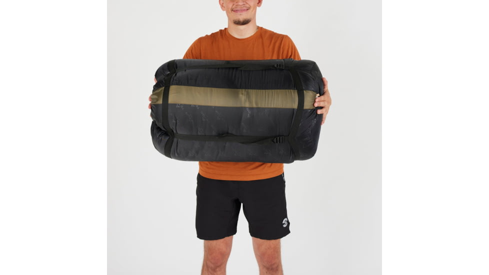 TETON Sports Mammoth 0 F Double Sleeping Bag, Double-Wide, Green/Tan, 111