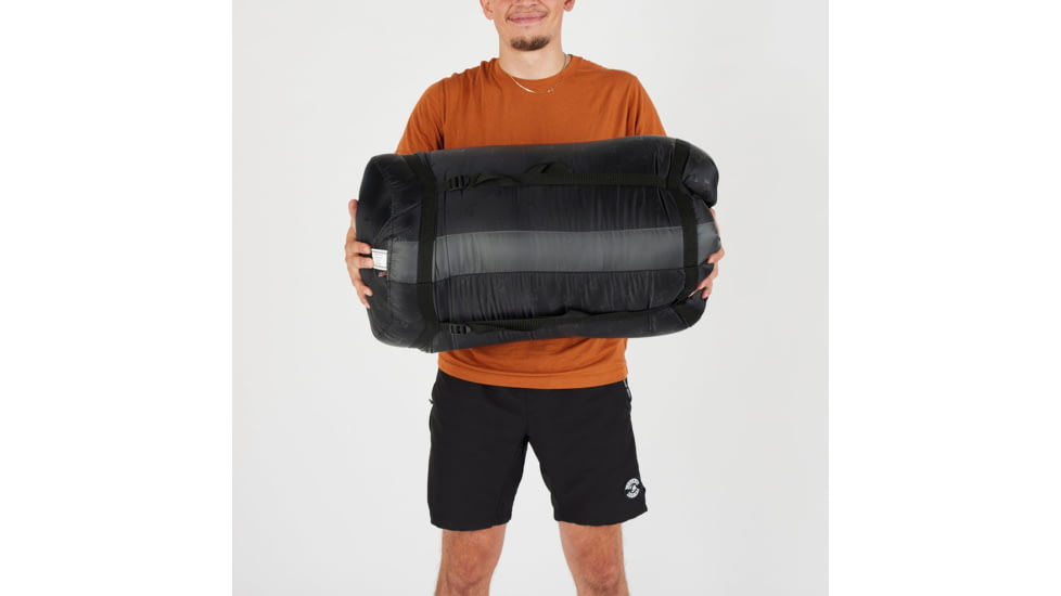 TETON Sports Mammoth 20 F Double Sleeping Bag, Double Wide, Grey/Red, 110