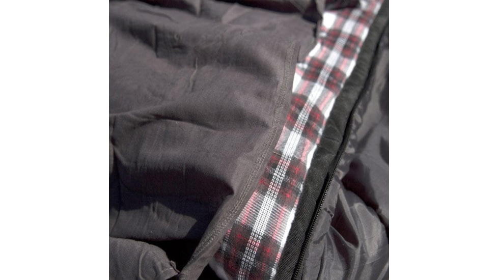 TETON Sports Mammoth Double Sleeping Bag Liner in Cotton, Grey, Double-Wide, 180C