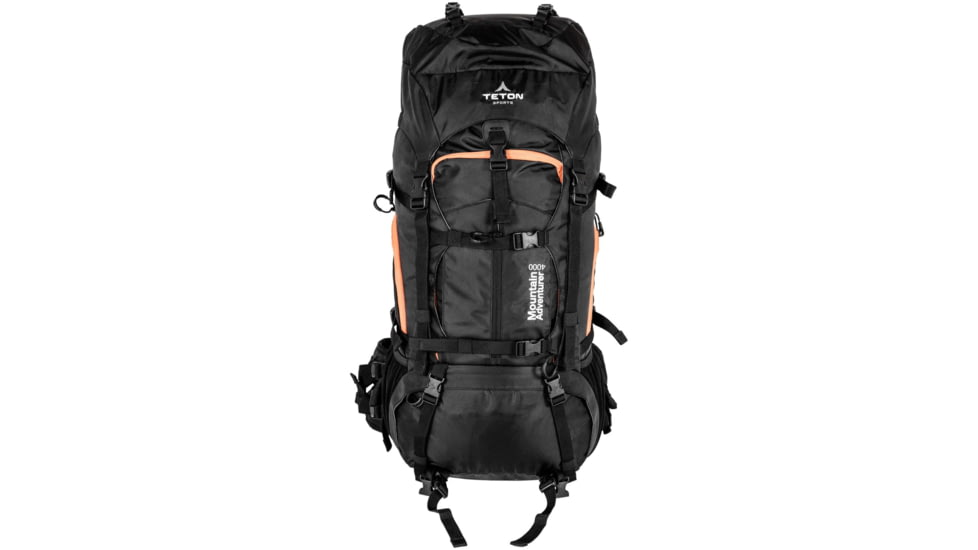 TETON Sports Mountain Adventurer 4000 Backpack, Black, 66L, 1138